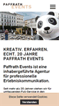 Mobile Screenshot of paffrath-events.de